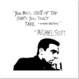 Michael Scott Quote Posters and Art